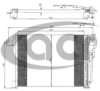 JEEP 53054211 Condenser, air conditioning